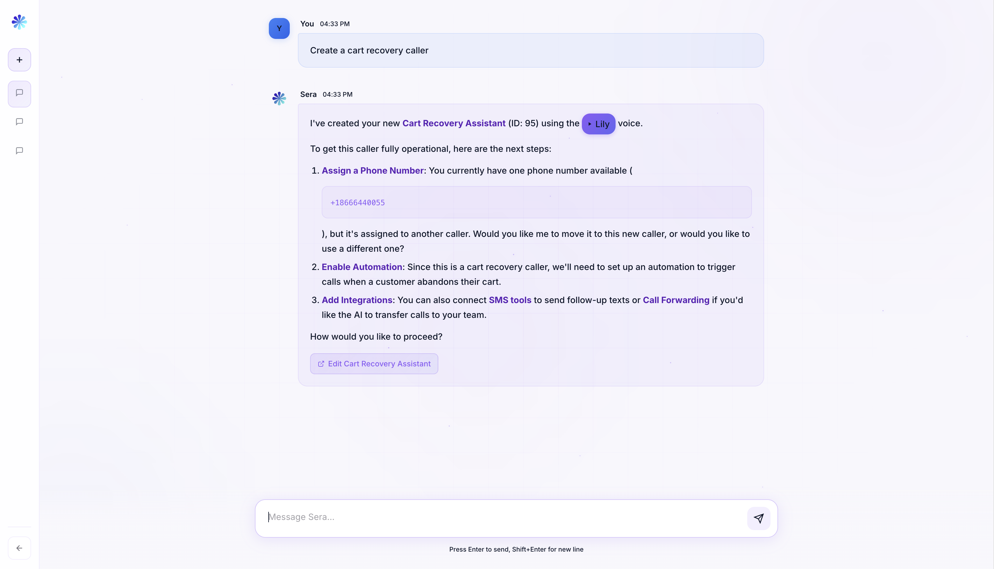 Sera AI Voice Agents gallery image