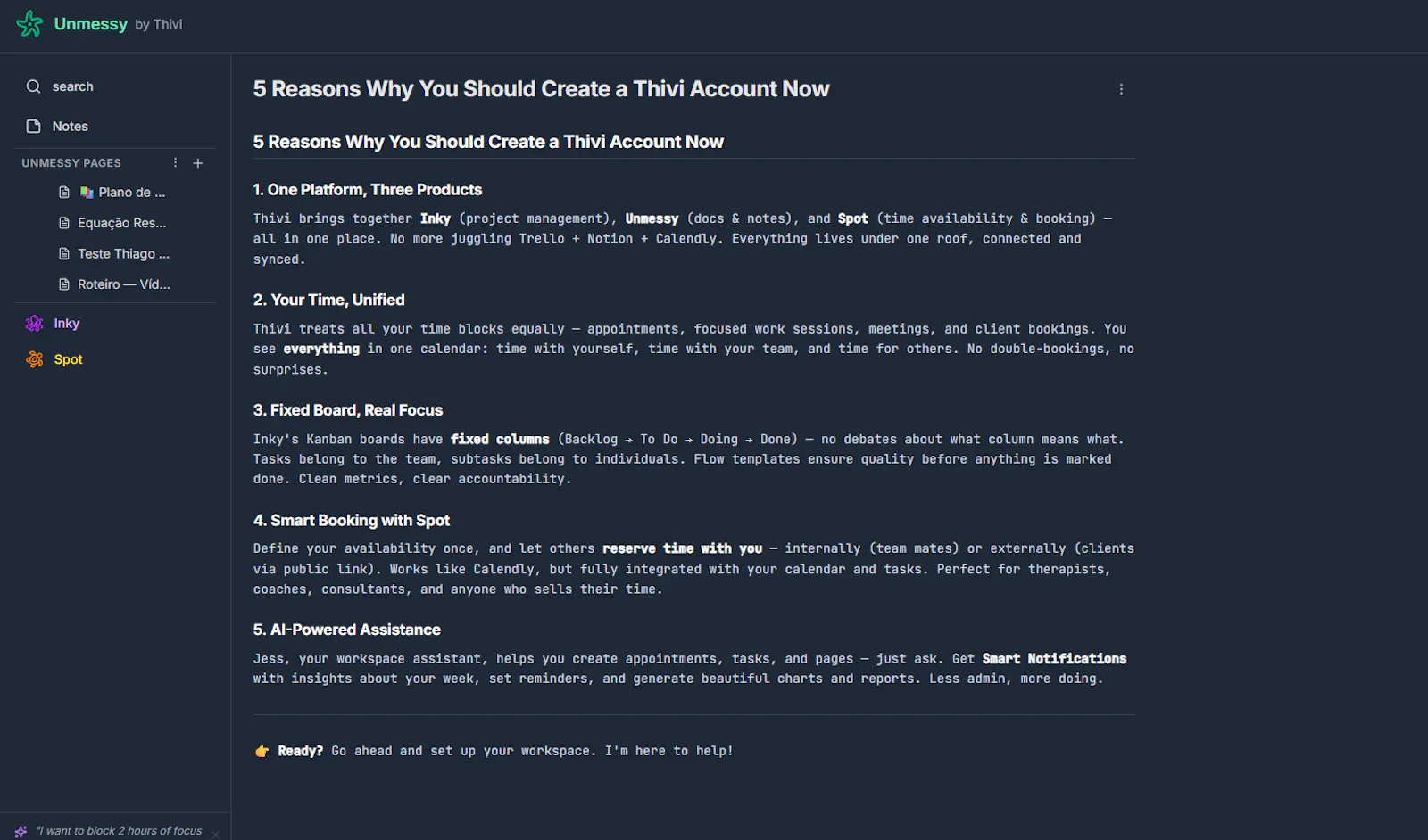 Thivi Platform screenshot 1