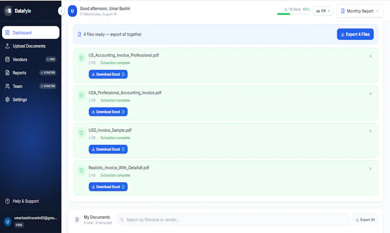Datafyle screenshot 4