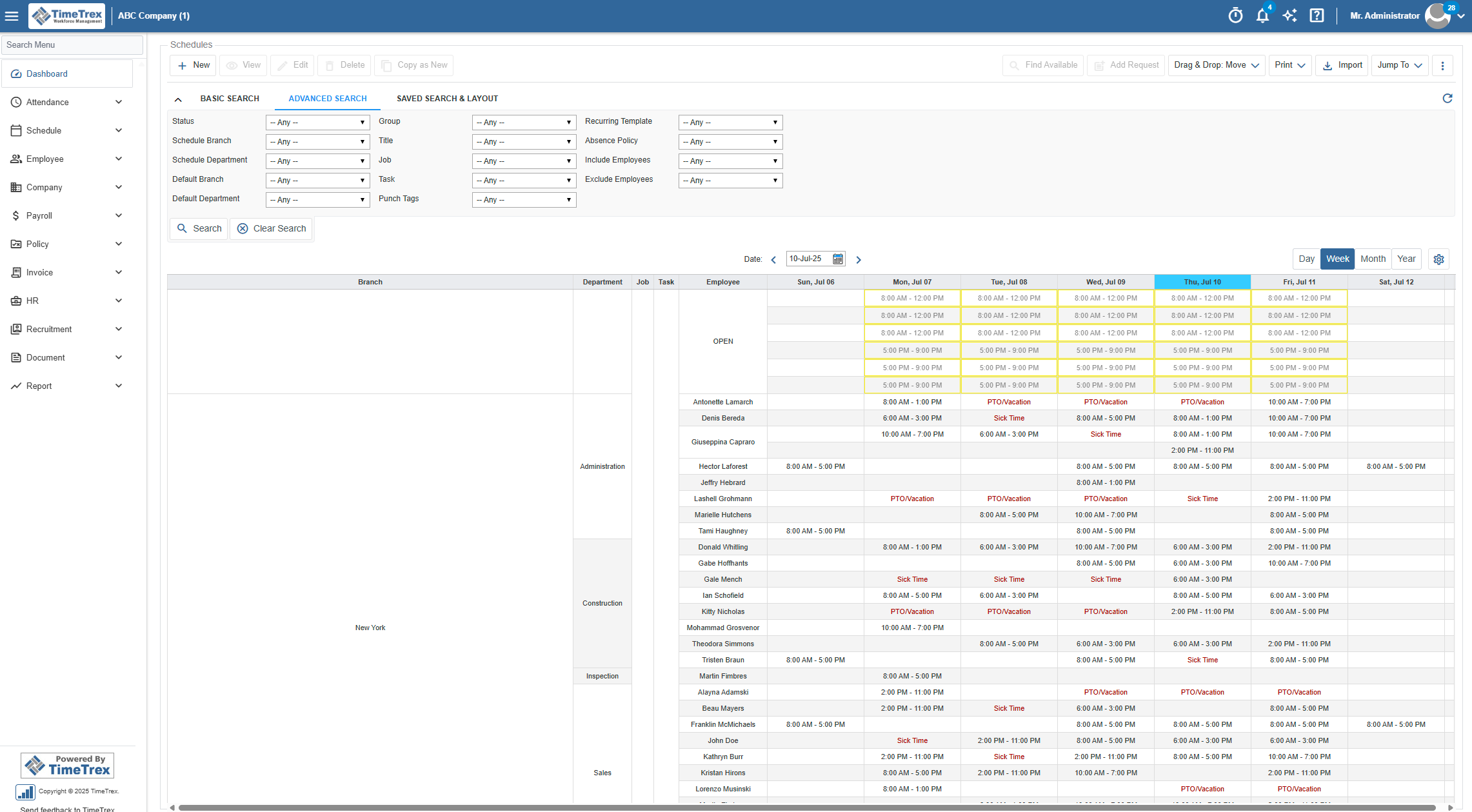 TimeTrex gallery image