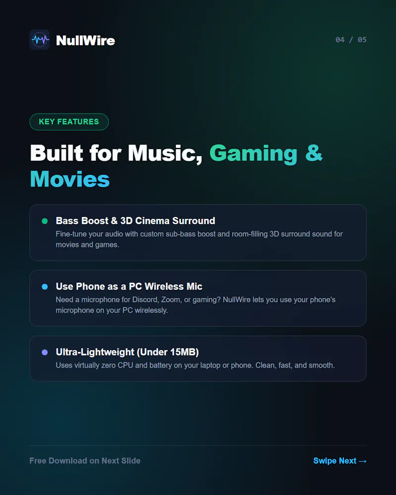 NullWire screenshot 3