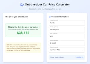 Out-the-Door Car Price Calculator gallery image