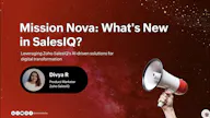 Zoho SalesIQ Nova '25