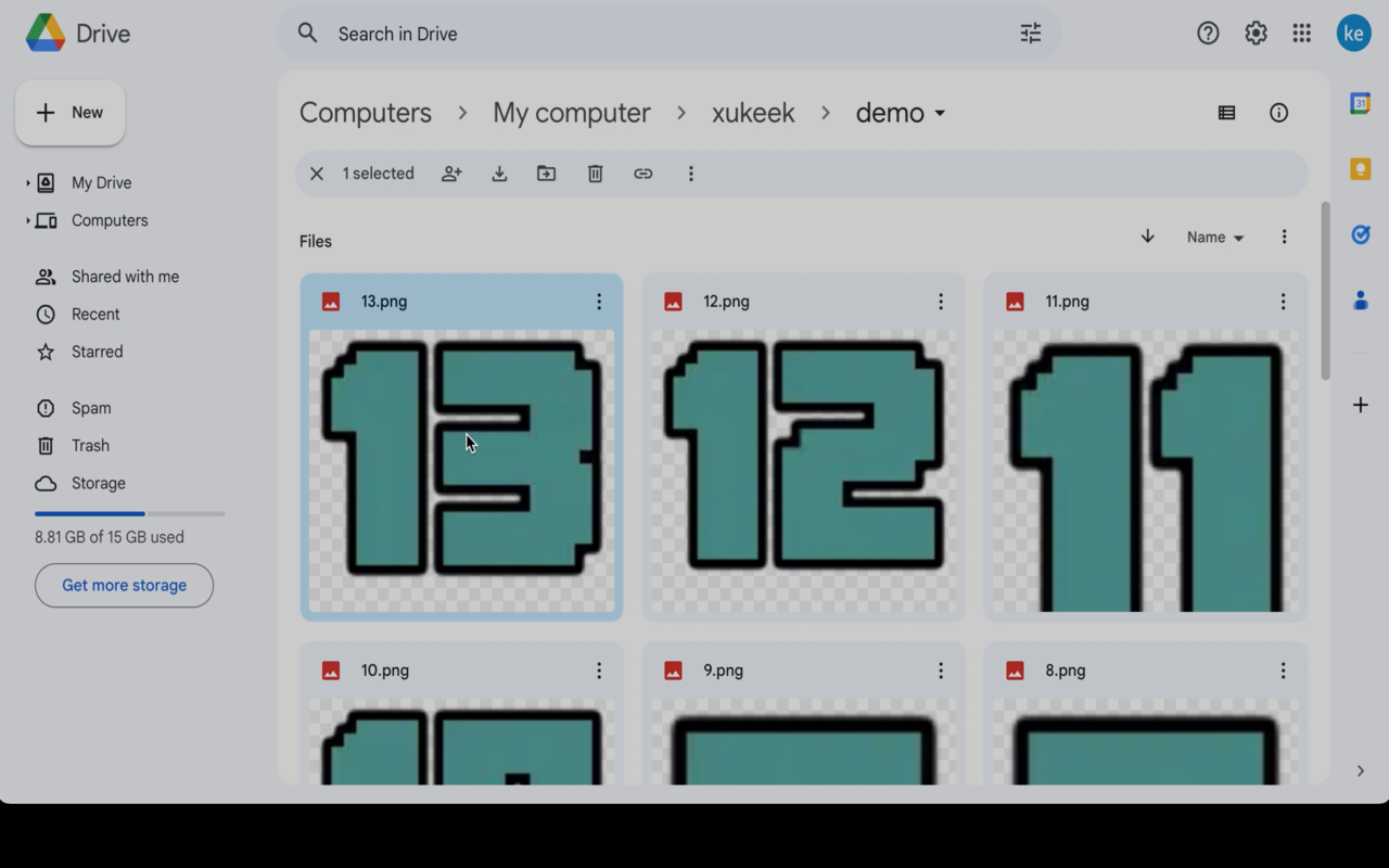 Google drive image viewer