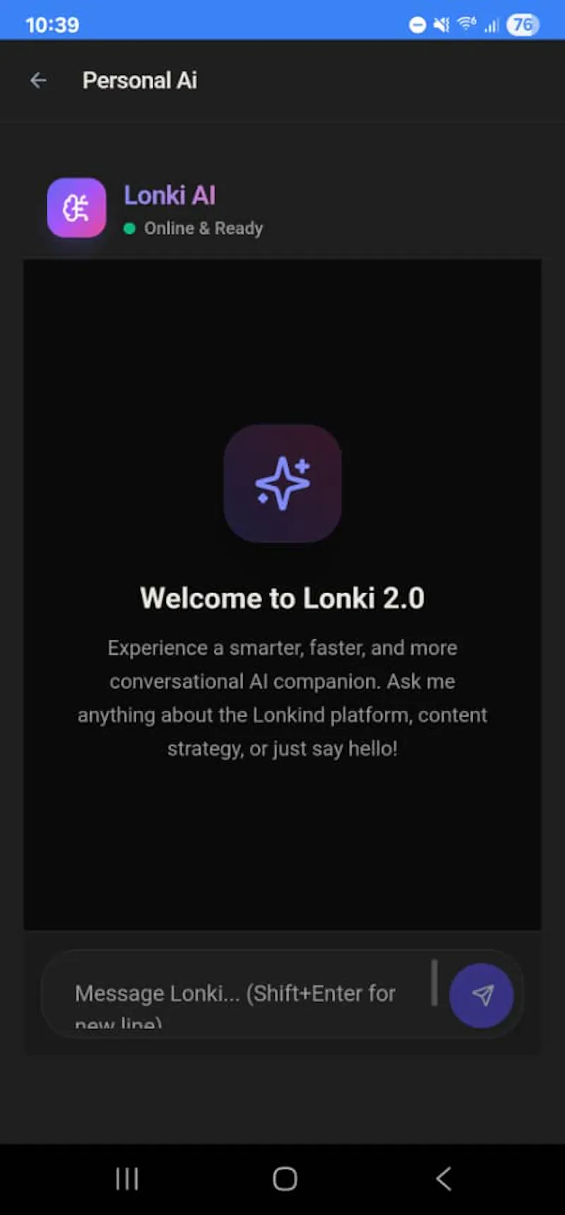 Lonkind screenshot 1