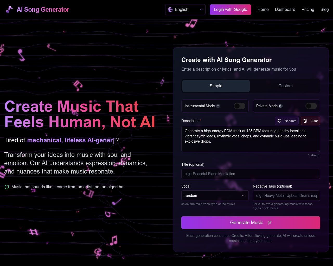 AI Music Generator gallery image