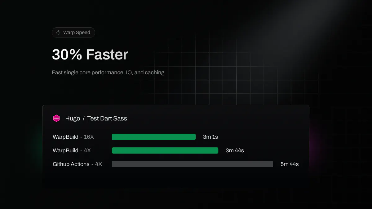 WarpBuild screenshot