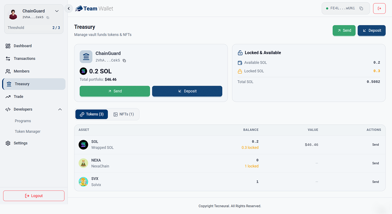TeamWallet -A Multi-User Crypto Wallet gallery image