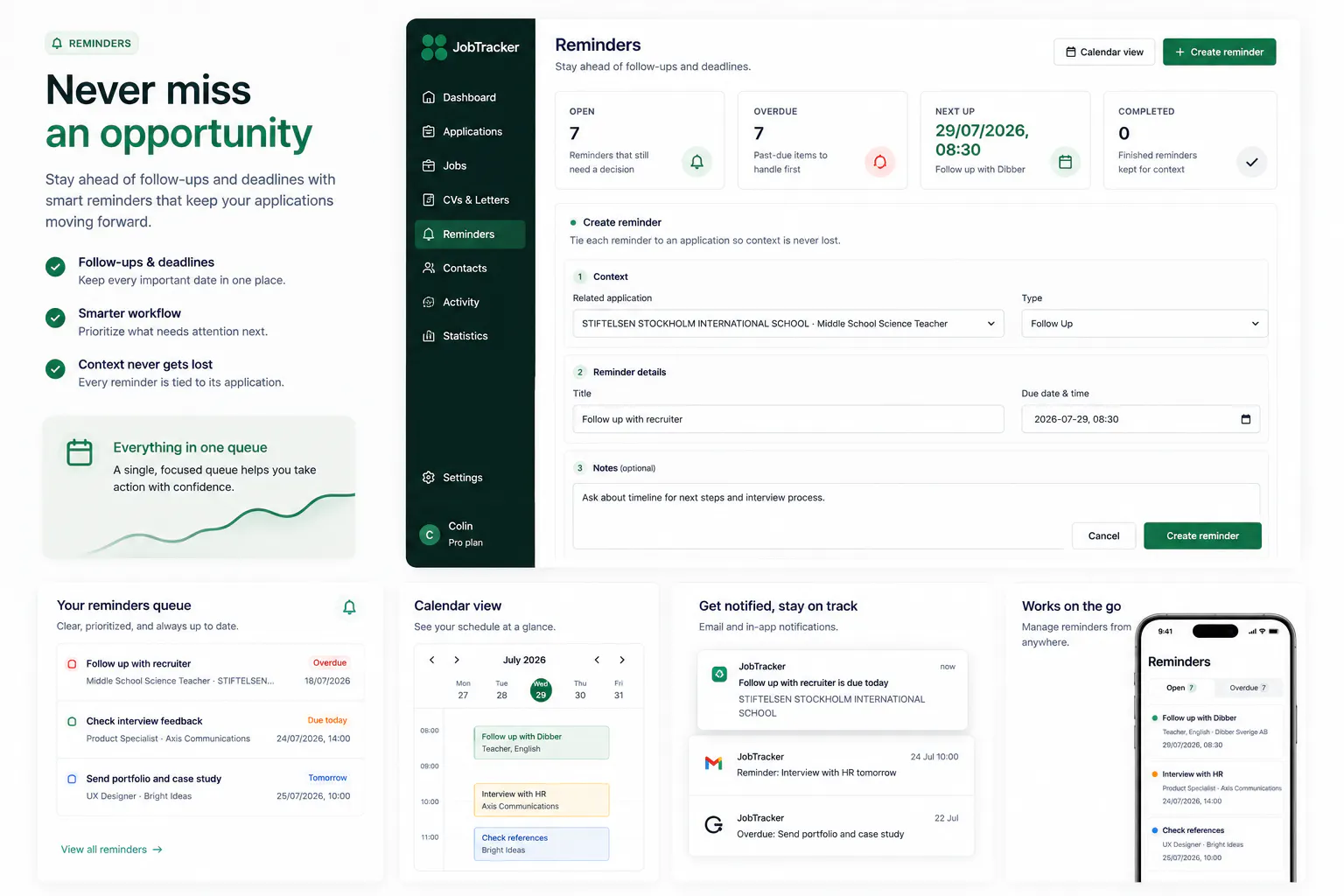 Job Application Tracker gallery image