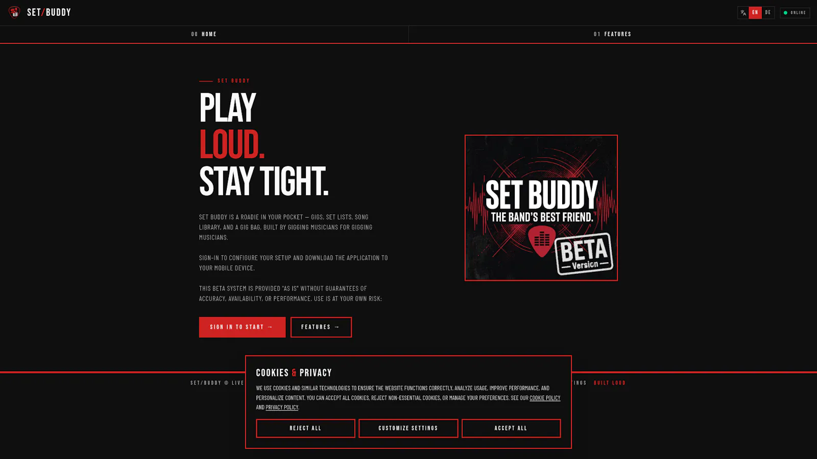 Set Buddy — Setlist Companion screenshot 1