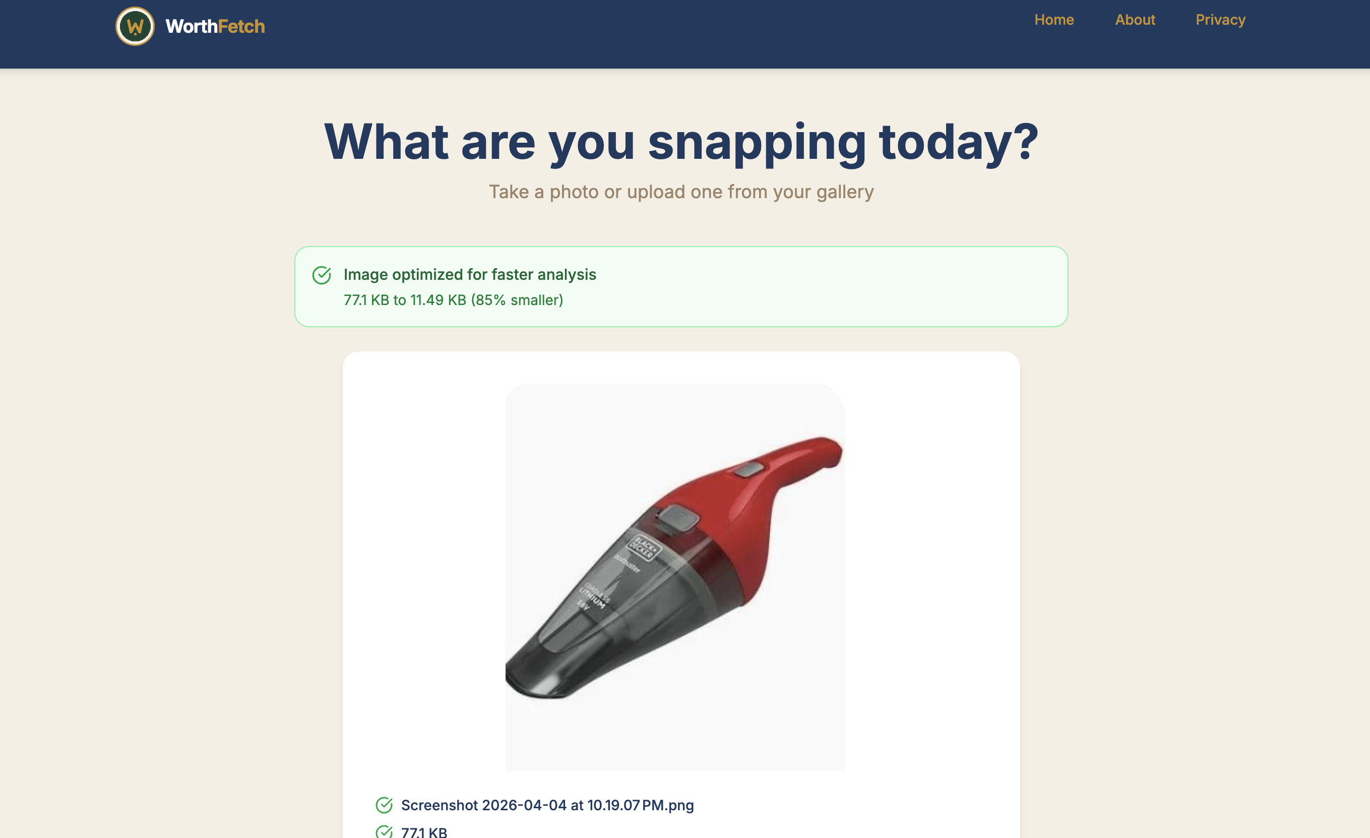 WorthFetch gallery image