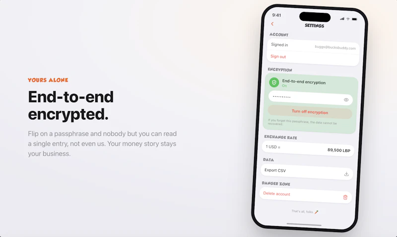 BucksBuddy screenshot 6