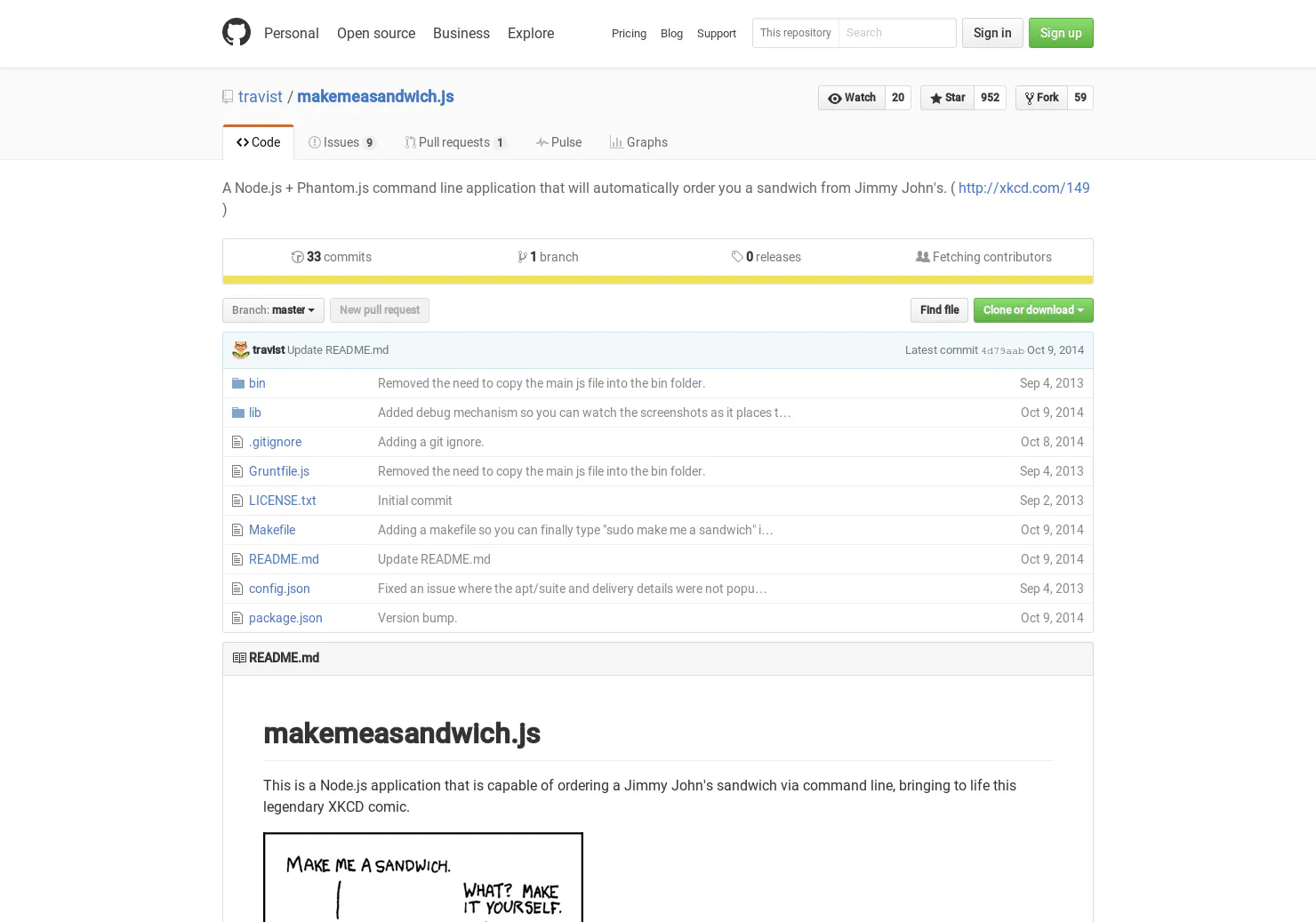 Makemeasandwich.js