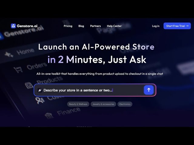Genstore.ai: AI-Powered Online Store Creation