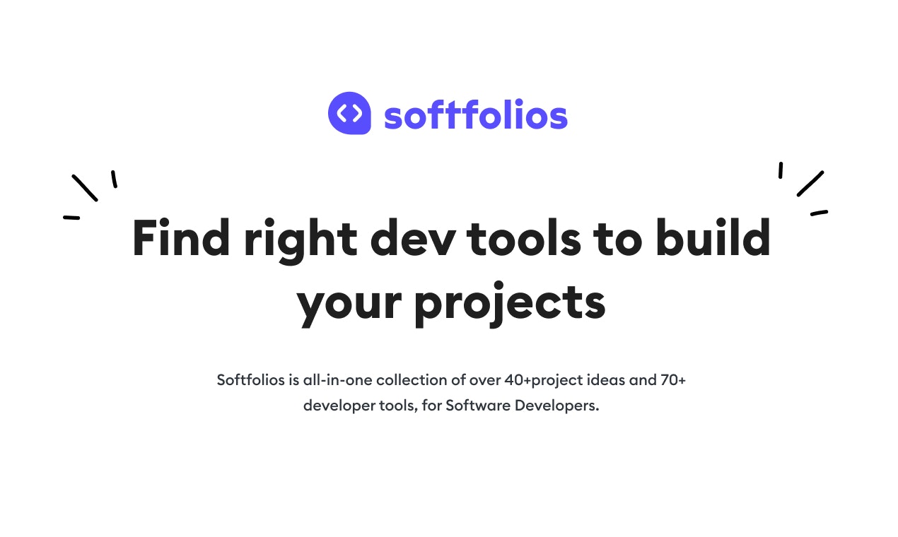 وسائط softfolios - أفكار المشروع وأدوات dev للبرامج devs 1