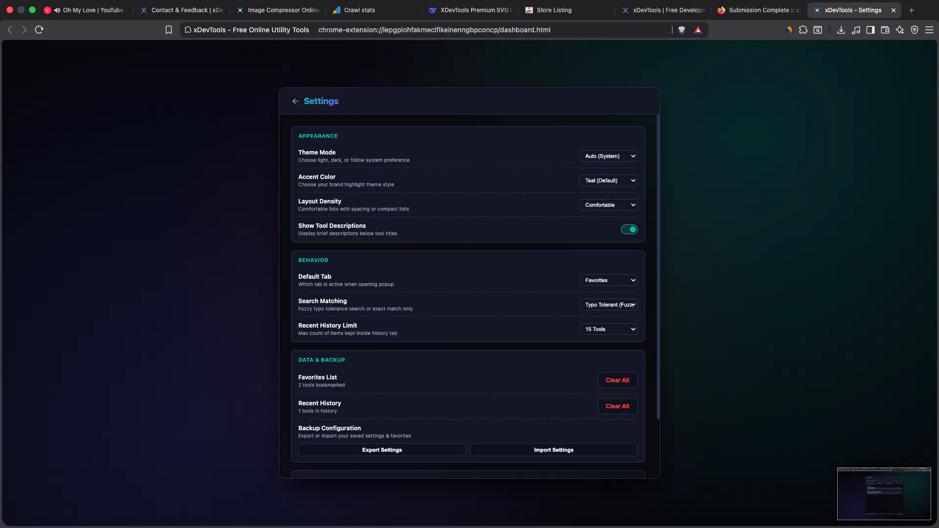 xDevTools gallery image
