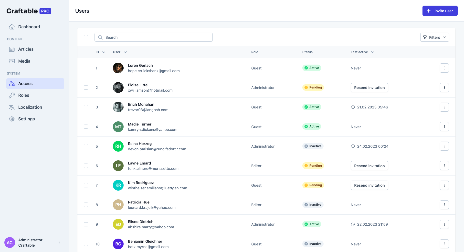 Pro Craftable Pro - Pannello di amministrazione di Laravel e generatore di CRUD media 6