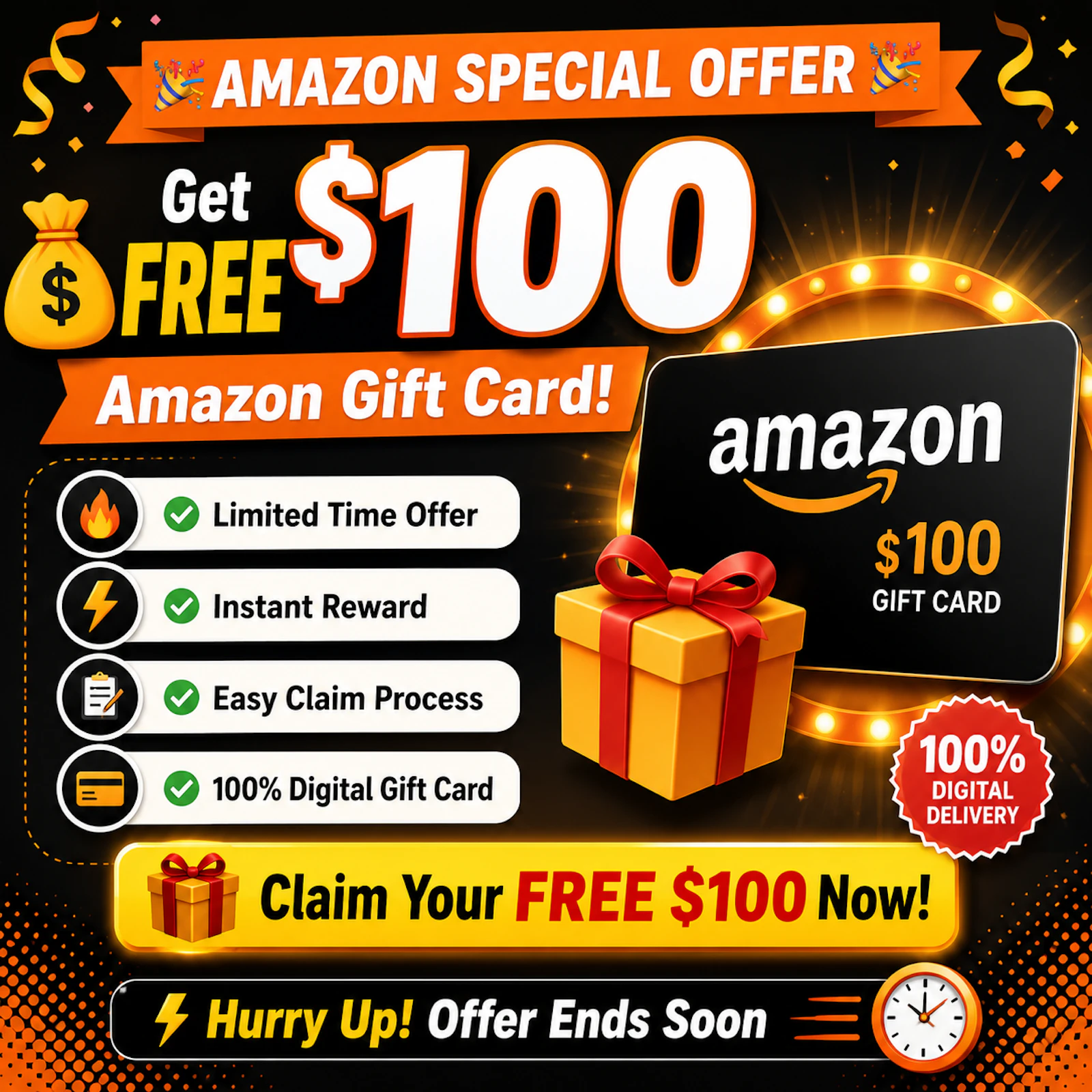 Get Your FREE $100 Amazon Gift Card  screenshot 2
