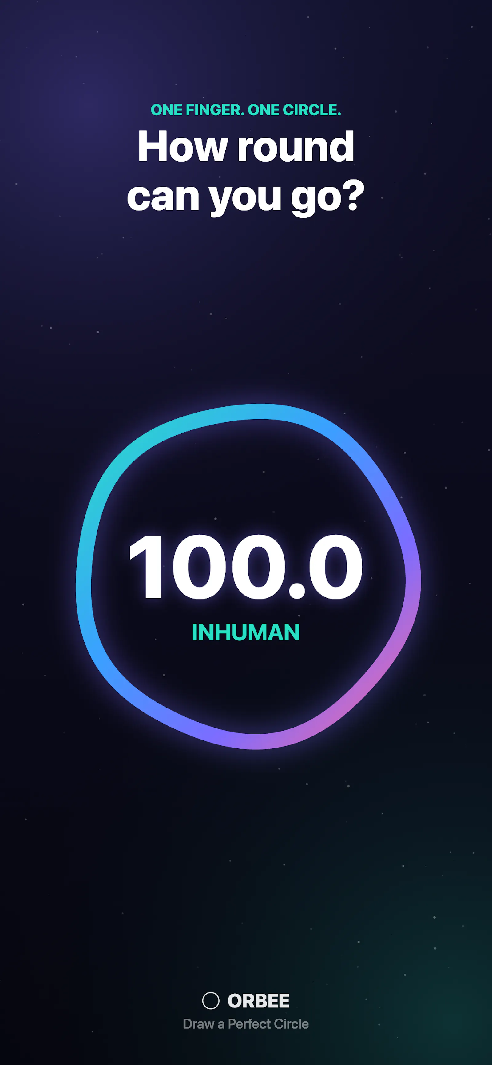 Orbee: Draw a Perfect Circle screenshot 1