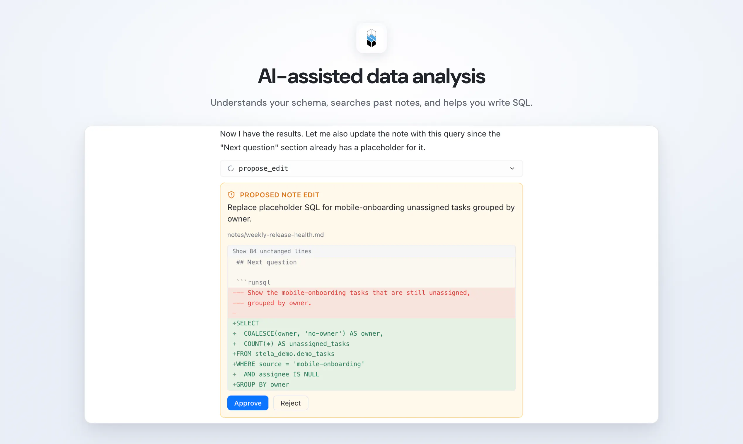 Stela — Data Analysis Workspace gallery image