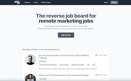 Remote Marketer Jobs media 1