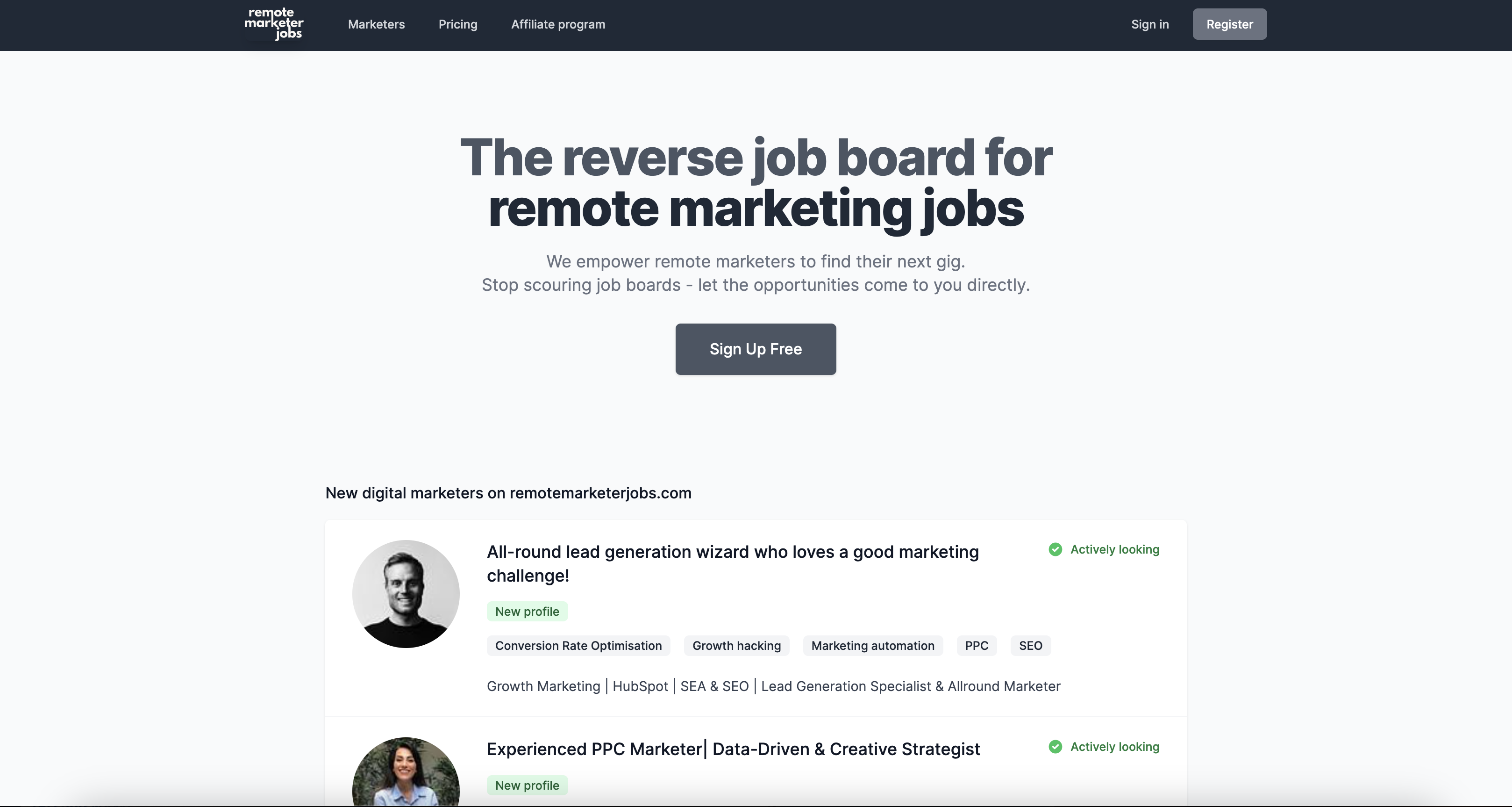 startuptile Remote Marketer Jobs-The reverse job board for remote digital marketers