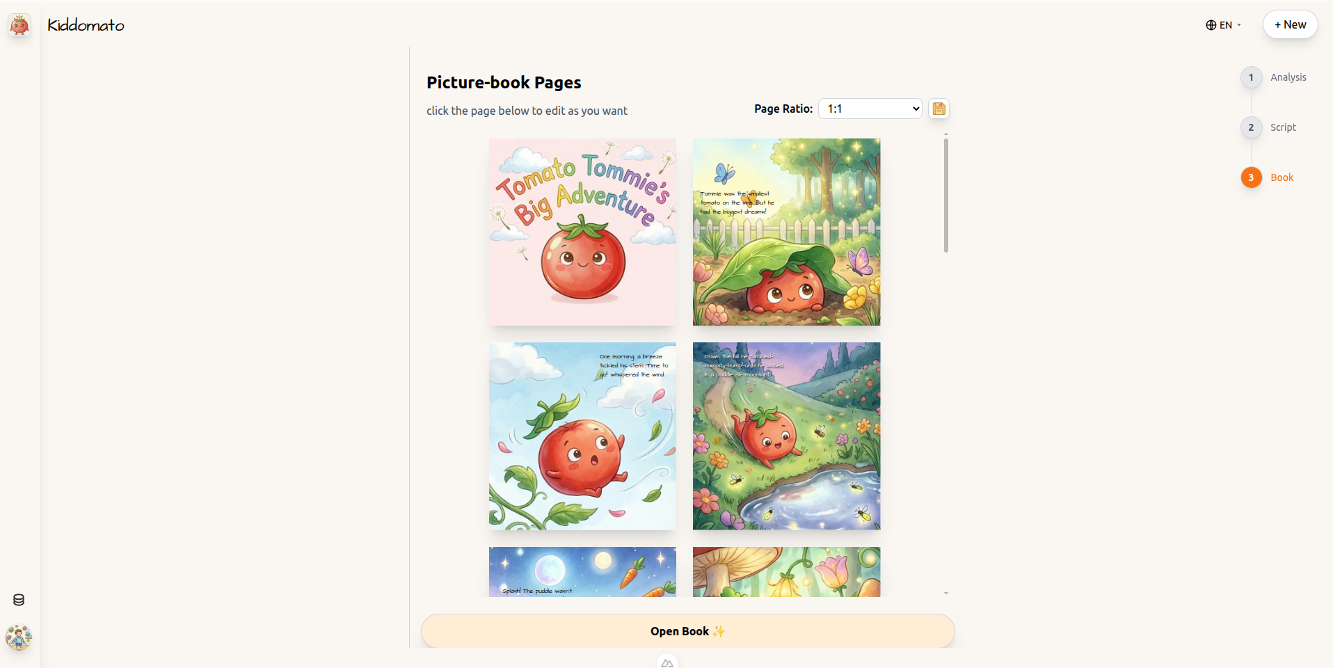 Kiddomato - Screenshot 5 showing product features and functionality