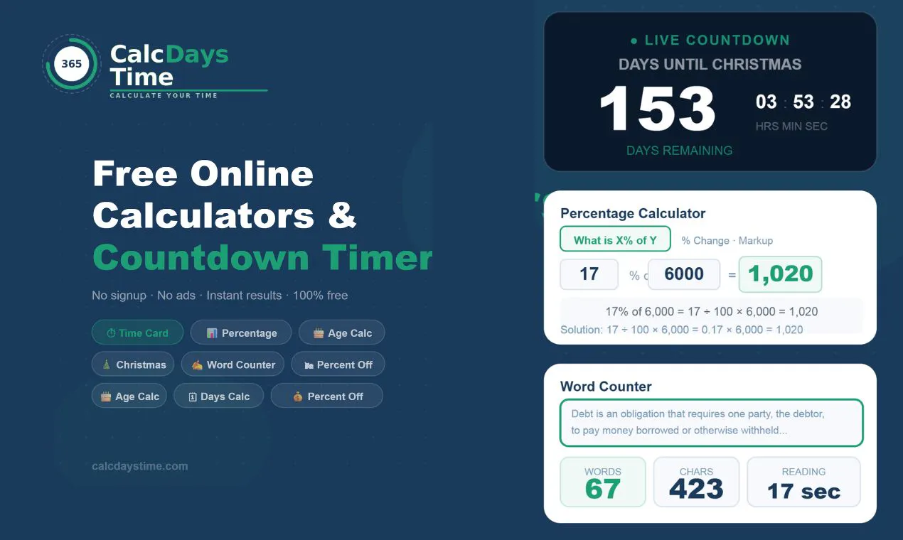 calcdaystime.com gallery image