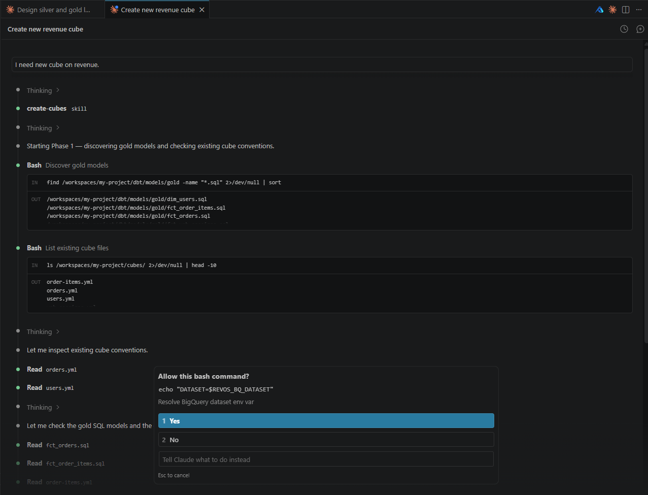 RevOS Data Engineering Agent gallery image