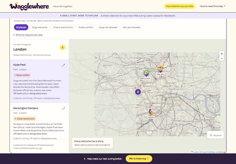 Wagglewhere screenshot 3