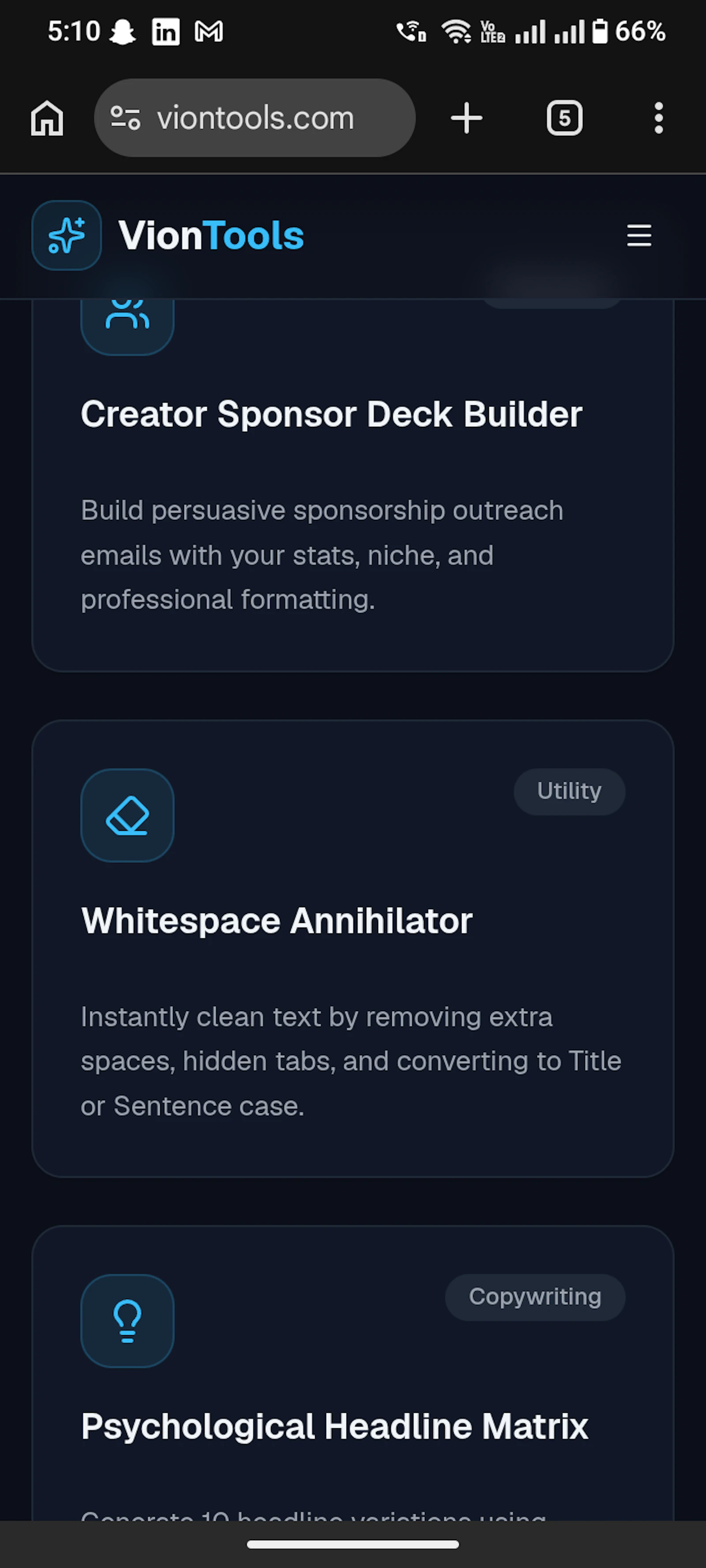 VionTools screenshot 4