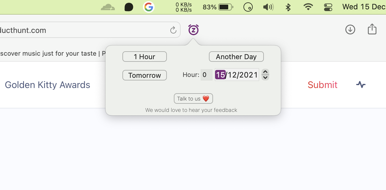 Tab Snooze gallery image