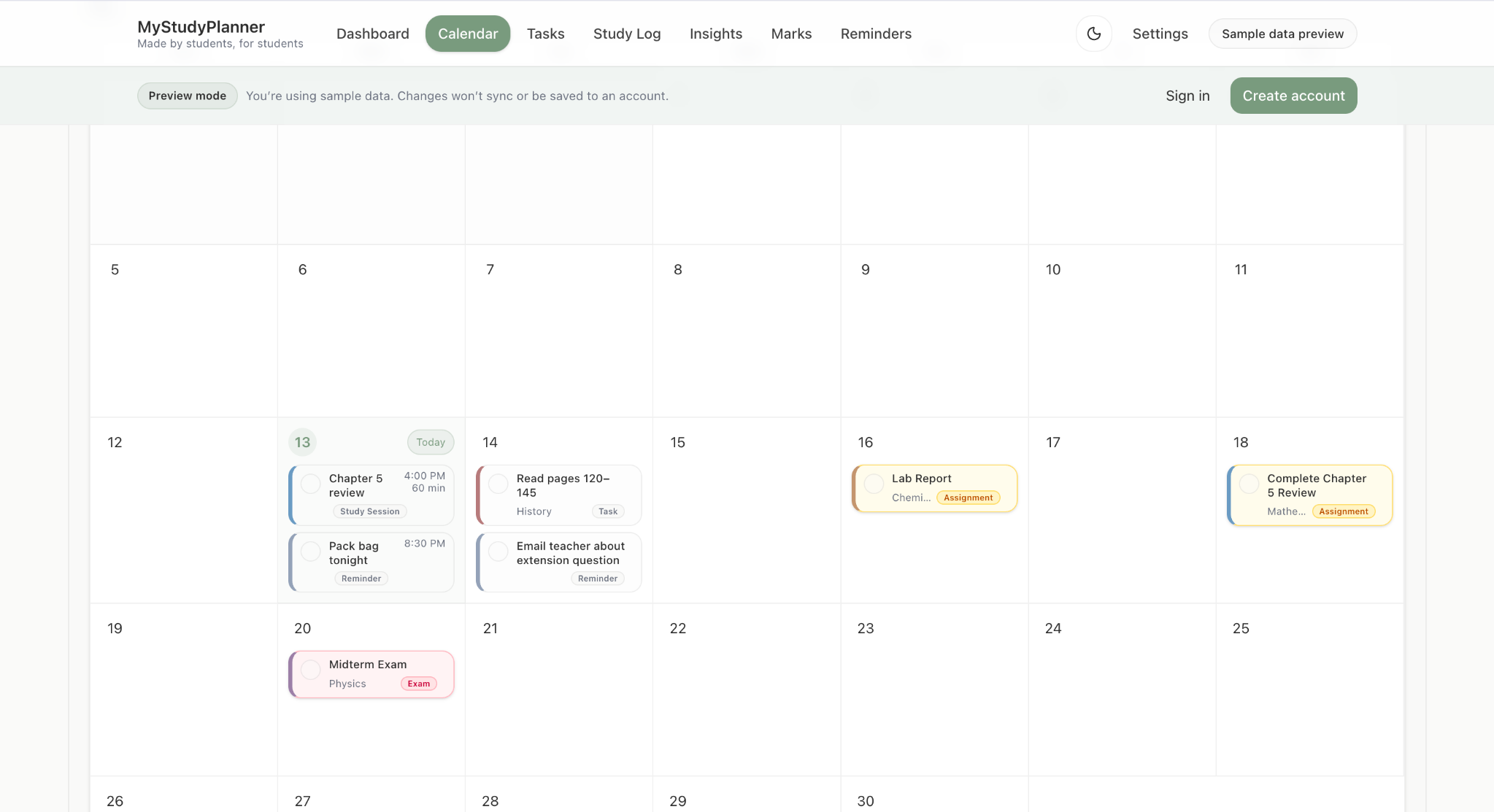 MyStudyPlanner gallery image