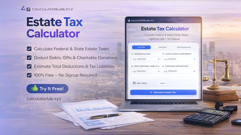 Estate Tax Calculator for Smart Planning screenshot 1