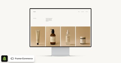 SOJA Luxury eCommerce Framer Template gallery image