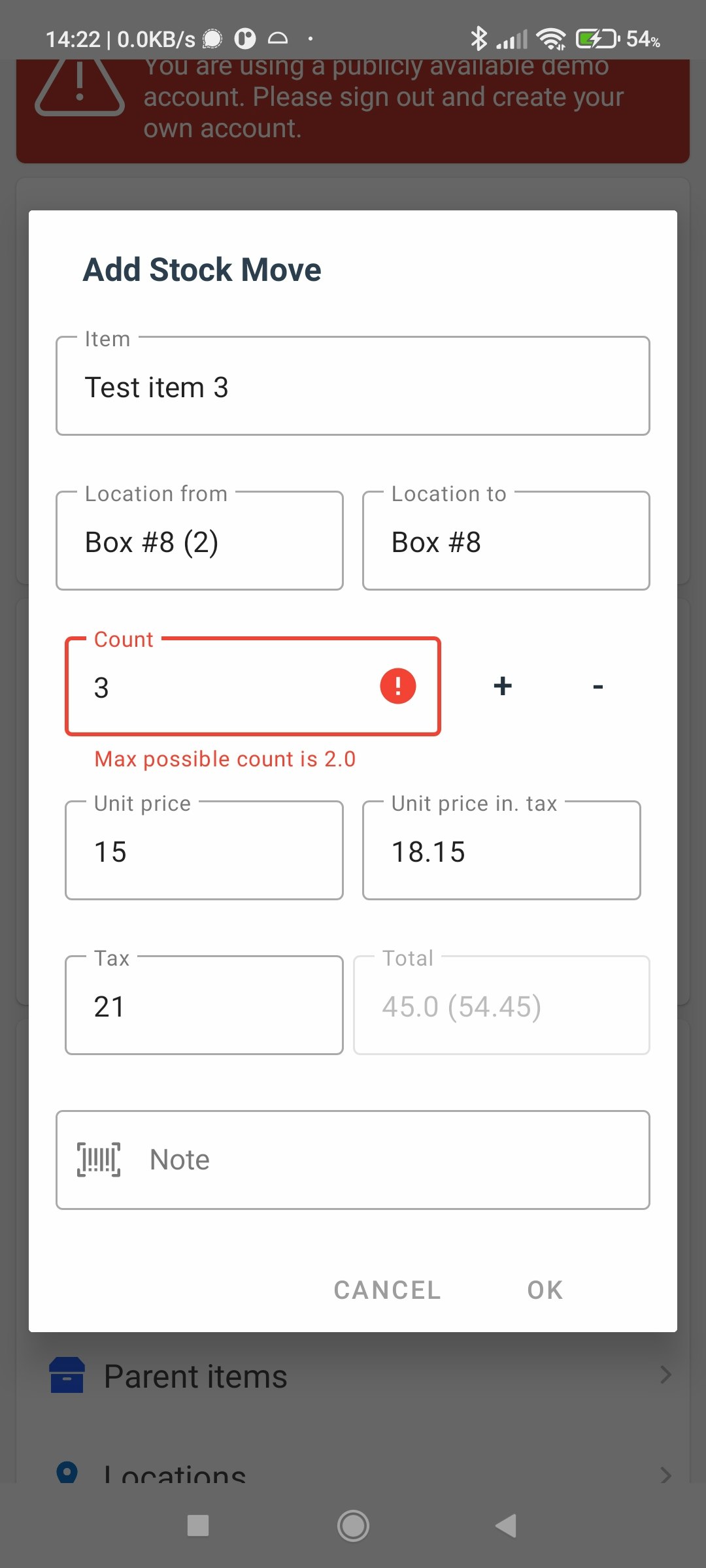 Rainventory - Inventarismanagement -app media 17