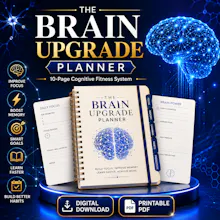 The Brain Upgrade Planner |Think Smarter gallery image
