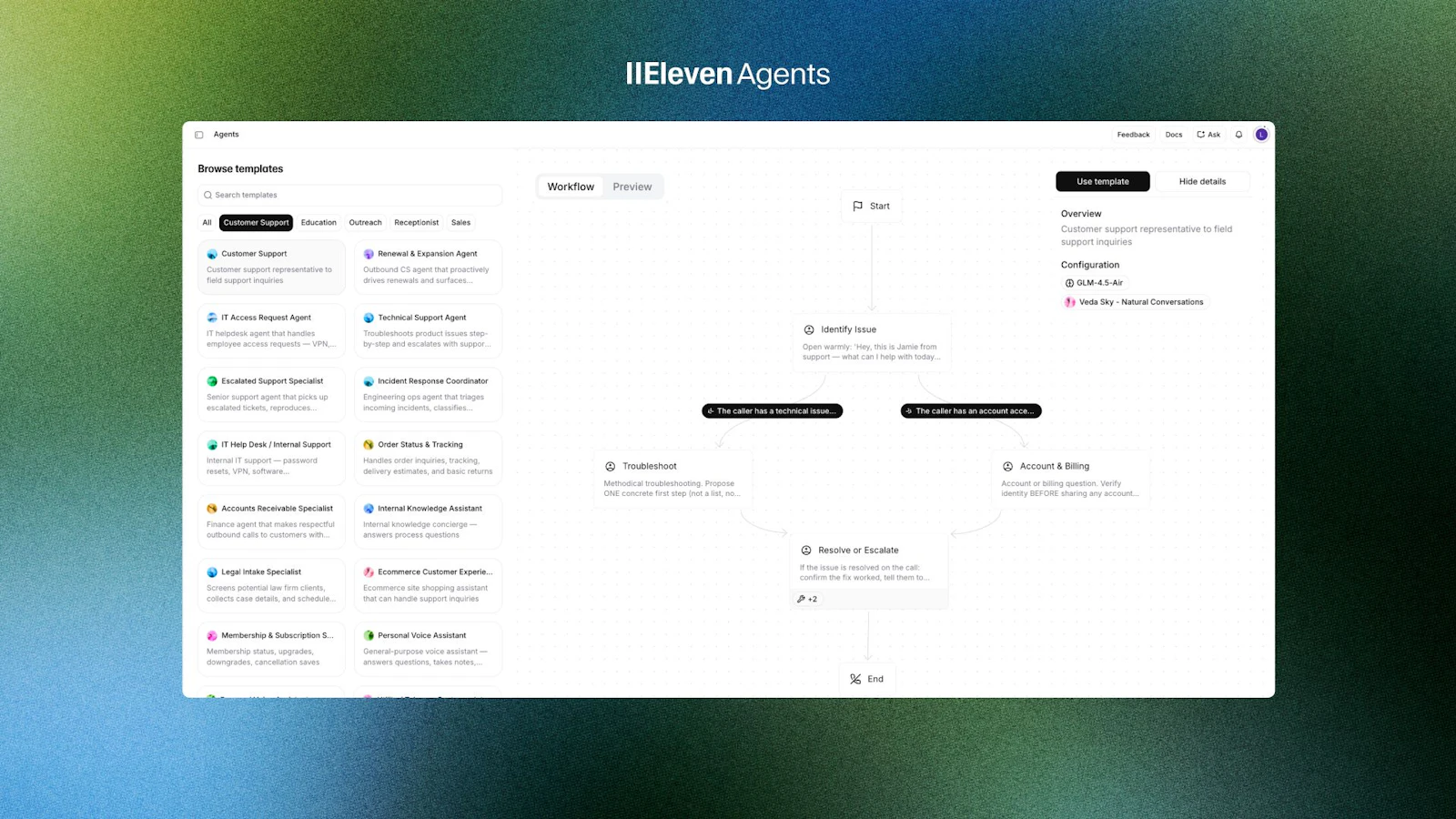 ElevenLabs Agent Templates screenshot 5