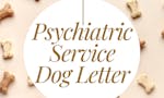 Psychiatric Service Dog Letter image
