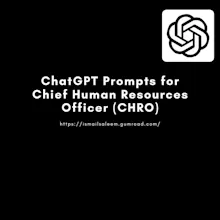 ChatGPT Prompts for CHRO gallery image