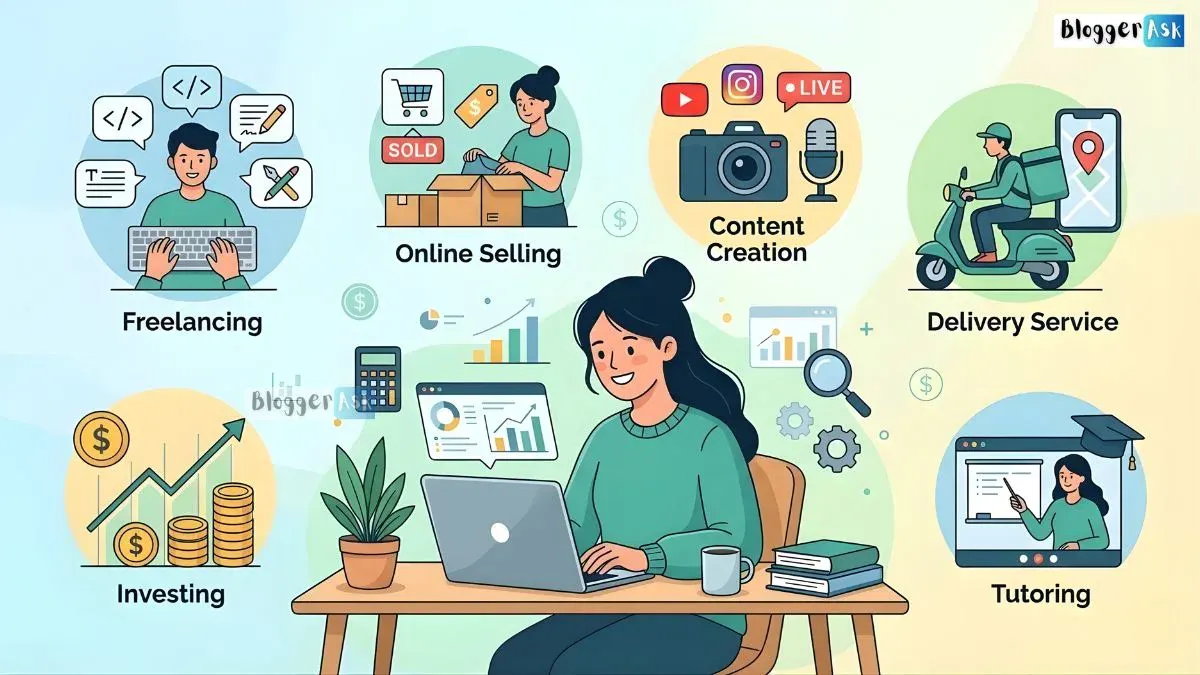 Side Hustles to Make Money From Home のプロダクトバナー
