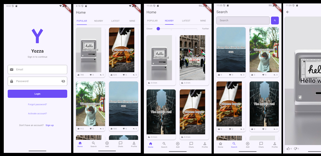 Yozza - Main product screenshot demonstrating key features and user interface