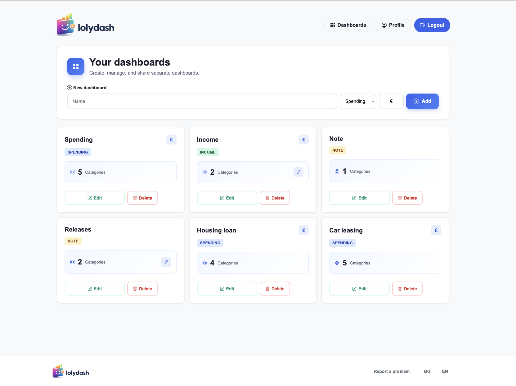 LolyDash - Main product screenshot demonstrating key features and user interface