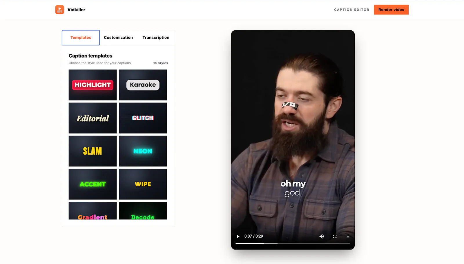 Vidkiller screenshot 3