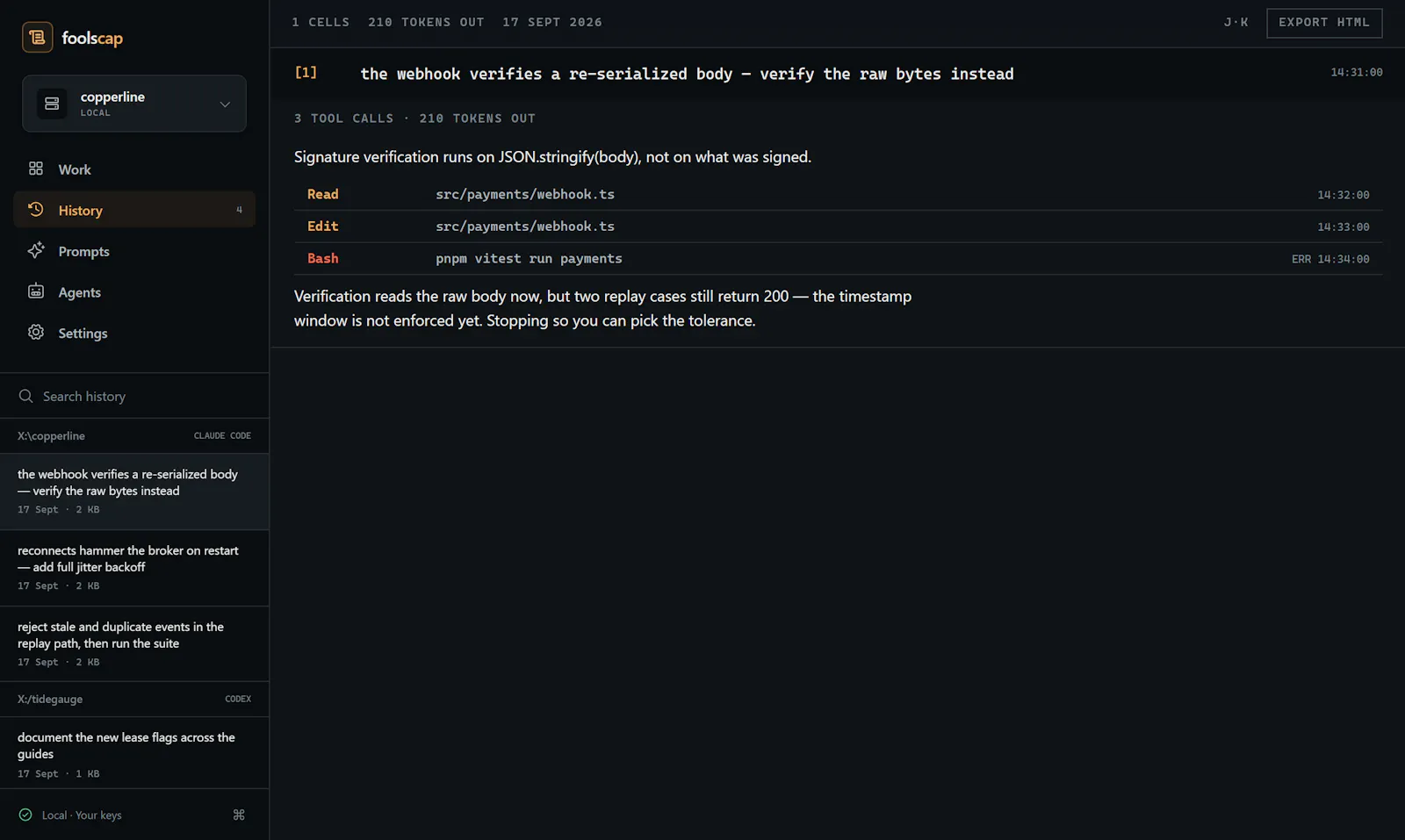 foolscap screenshot 2