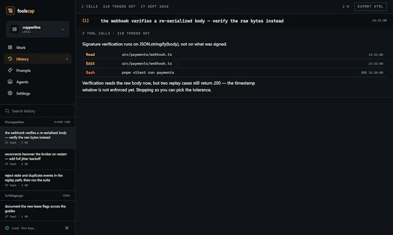 foolscap screenshot 2