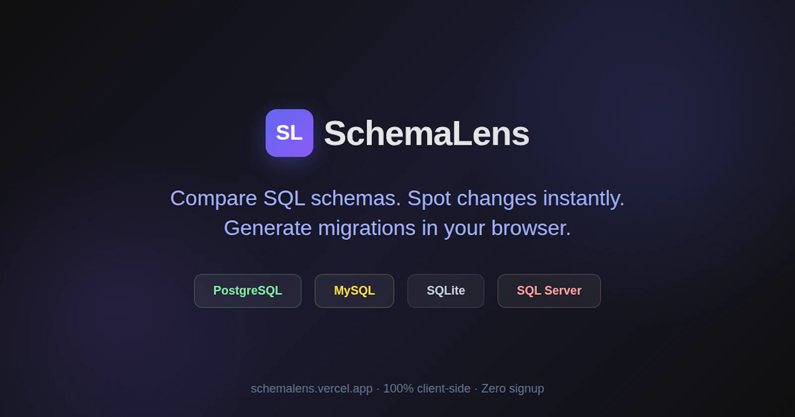 SchemaLens  screenshot 1
