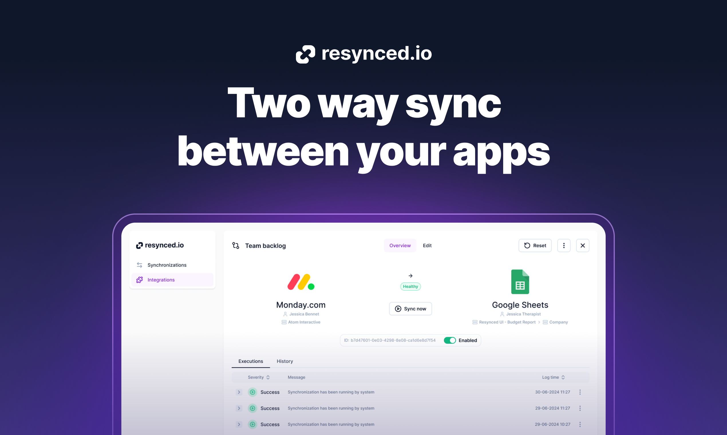 resynced.io gallery image