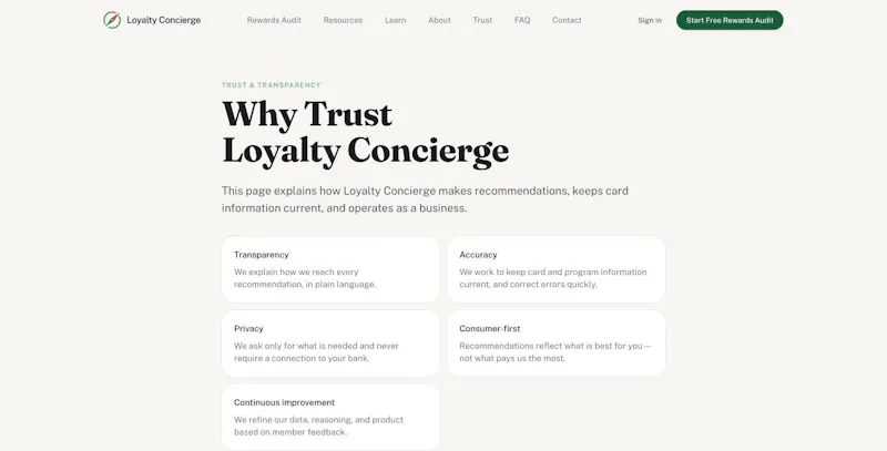 Loyalty Concierge screenshot 2