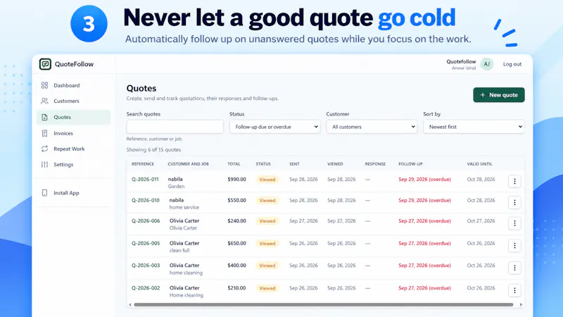 QuoteFollow screenshot 5